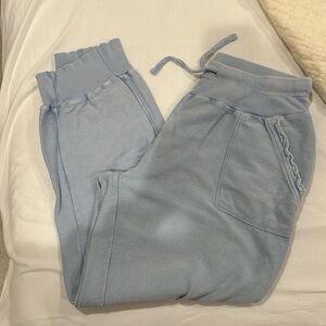 Blue soft joggers